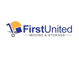    First United Moving & Storage logo design by LogoInvent