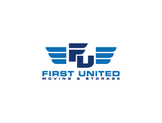    First United Moving & Storage logo design by lestatic22