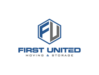    First United Moving & Storage logo design by pencilhand