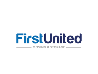    First United Moving & Storage logo design by grea8design