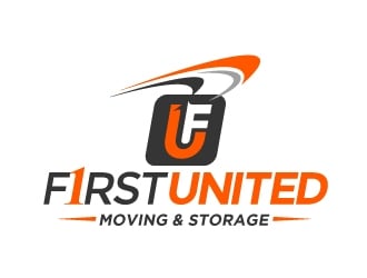    First United Moving & Storage logo design by aRBy