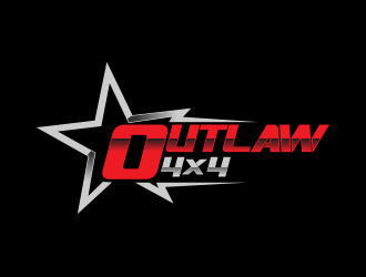 Outlaw 4x4 logo design by Inlogoz
