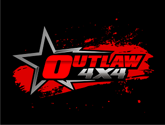 Outlaw 4x4 logo design by haze