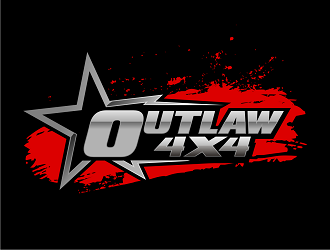Outlaw 4x4 logo design by haze
