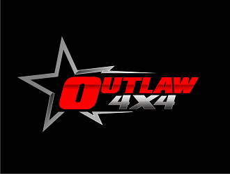 Outlaw 4x4 logo design by haze
