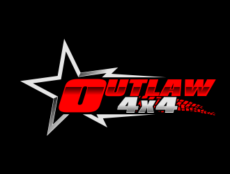 Outlaw 4x4 logo design by Cekot_Art