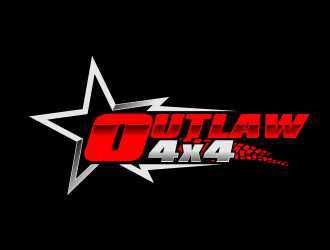 Outlaw 4x4 logo design by Cekot_Art