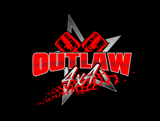 Outlaw 4x4 logo design by Cekot_Art