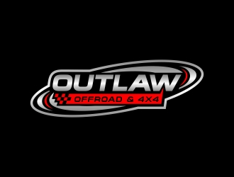 Outlaw 4x4 logo design by CreativeKiller