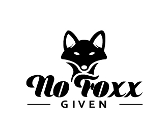  No Foxx Given logo design by samuraiXcreations