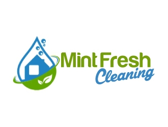 Mint Fresh Cleaning logo design by ElonStark