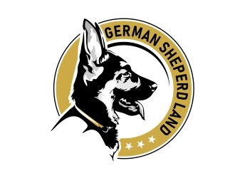 German Shepherd Land logo design by veron