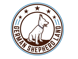 German Shepherd Land logo design by gogo