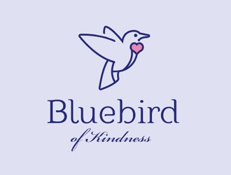 Bluebird of Kindness  logo design by XyloParadise