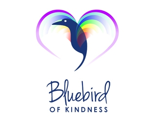 Bluebird of Kindness  logo design by XyloParadise