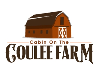 Cabin On The Coulee Farm or cabinonthecoulee.farm logo design by ElonStark