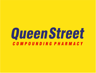 Easy script compounding pharmacy or Queen street Compounding Pharmacy logo design by Girly