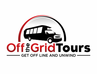 Off the Grid Tours logo design by hidro
