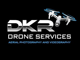 DKR Drone Services logo design by pollo