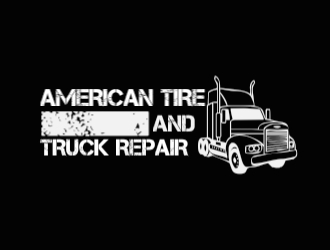 American Tire & Truck Repair logo design by Rexx