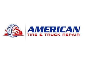 American Tire & Truck Repair logo design by 3Dlogos