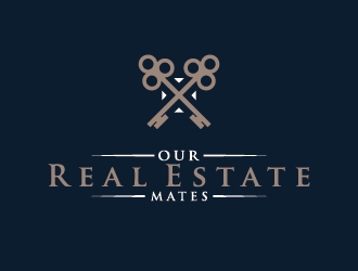 Our Real Estate Mates logo design by Lovoos