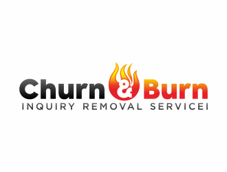 Logo Name: Churn & Burn      Tageline: Inquiry Removal ServiceI  logo design by hidro