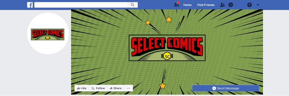 Select Comics logo design by designbyorimat