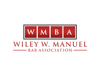Wiley W. Manuel Bar Association logo design by checx