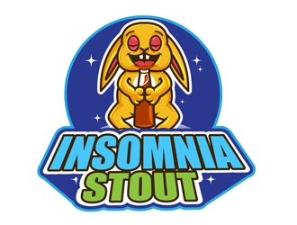 Insomnia Stout logo design by DreamLogoDesign