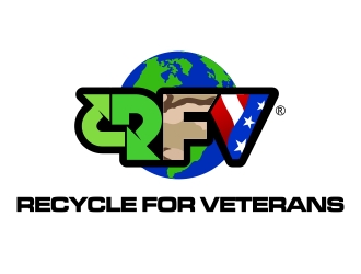 Recycle For Veterans (RFV) logo design by sgt.trigger