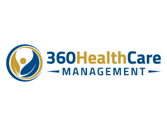 360 Health Care Management LLC logo design by akilis13
