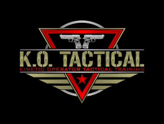 K.O. Tactical (It stand for Kinetic Operator Tactical Training) logo design by fastsev