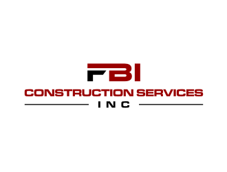 FBI Construction services inc  logo design by asyqh