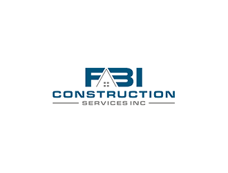 FBI Construction services inc  logo design by checx