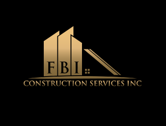 FBI Construction services inc  logo design by nona