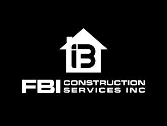 FBI Construction services inc  logo design by mashoodpp