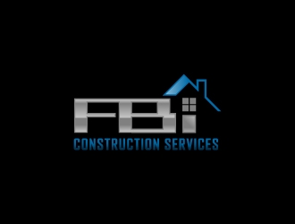 FBI Construction services inc  logo design by josephope