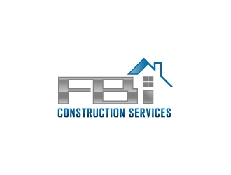 FBI Construction services inc  logo design by josephope