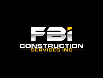 FBI Construction services inc  logo design by akhi