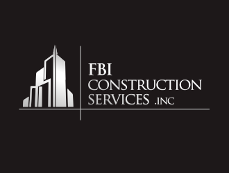 FBI Construction services inc  logo design by YONK