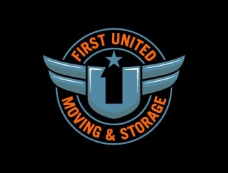    First United Moving & Storage logo design by josephope