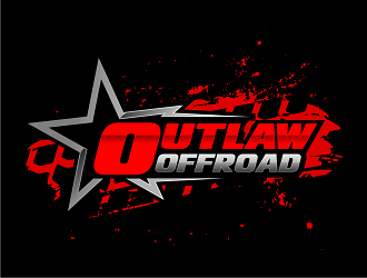 Outlaw 4x4 logo design by haze