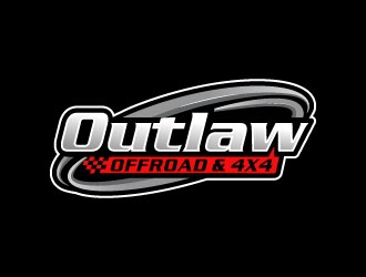 Outlaw 4x4 logo design by DesignPal