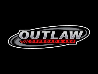 Outlaw 4x4 logo design by DesignPal