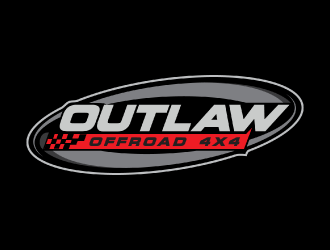 Outlaw 4x4 logo design by nona