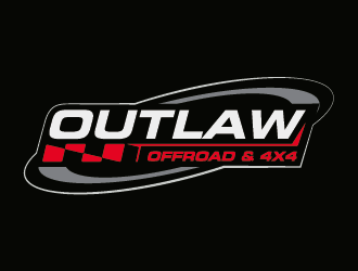Outlaw 4x4 logo design by spiritz