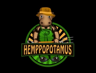Hemppopotamus logo design by bougalla005