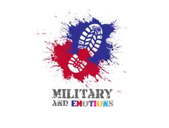 Military and Emotions logo design by AnuragYadav