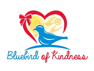 Bluebird of Kindness  logo design by CreativeMania